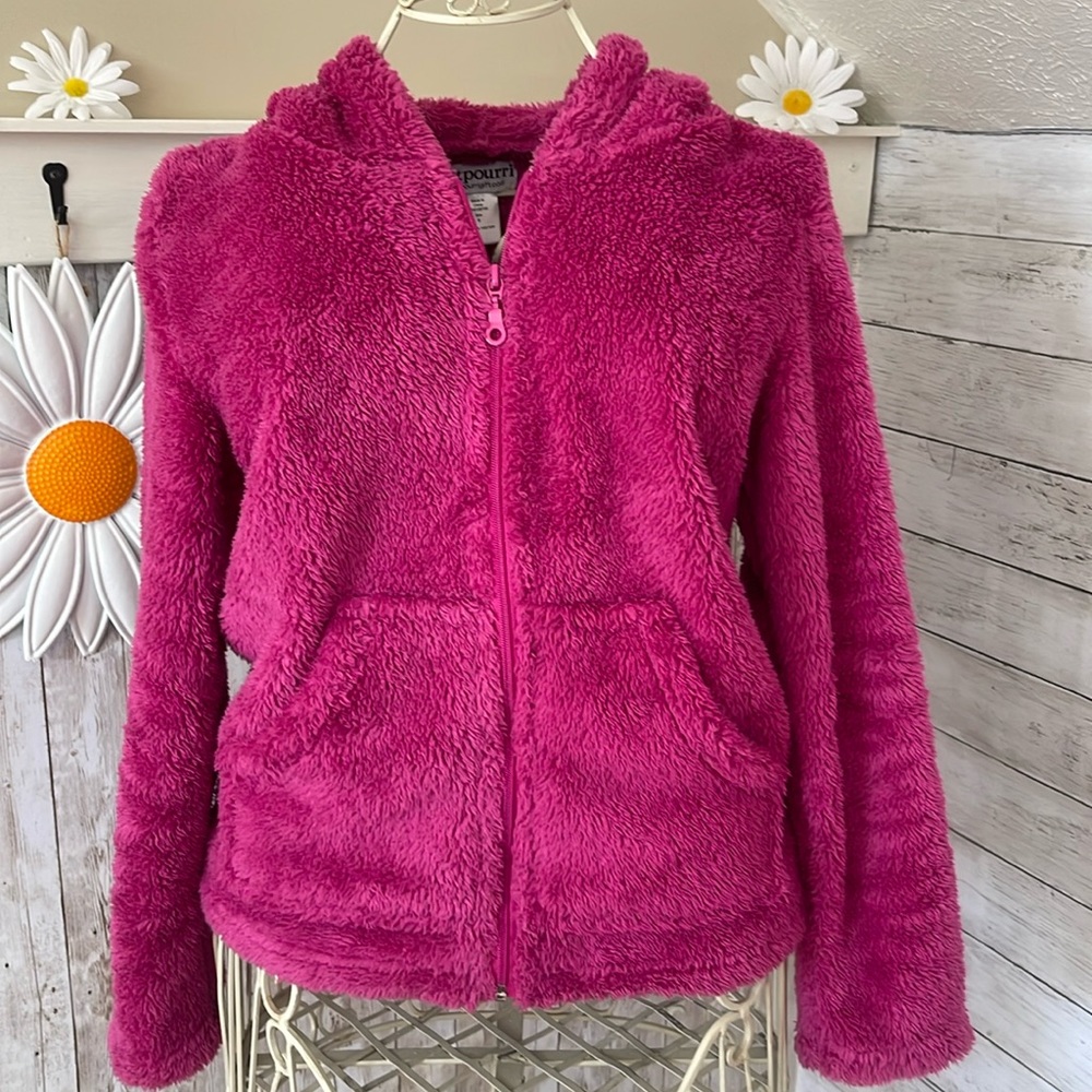 Potpourri Teddy Fleece Hoodie, Women’s Size Small
